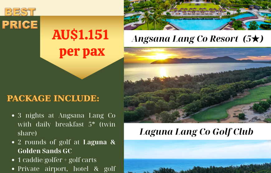 Green Dreams Vietnam – Premium Golf & Relaxation 4D3N 2 Rounds